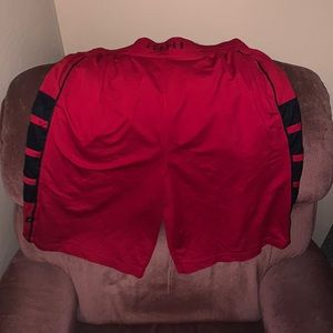 Jordan Mens Red Athletic Shorts Size XXL